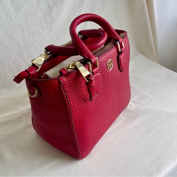 Tory Birch Robinson Pebbled Mini Square Tote - Picture 5 of 14